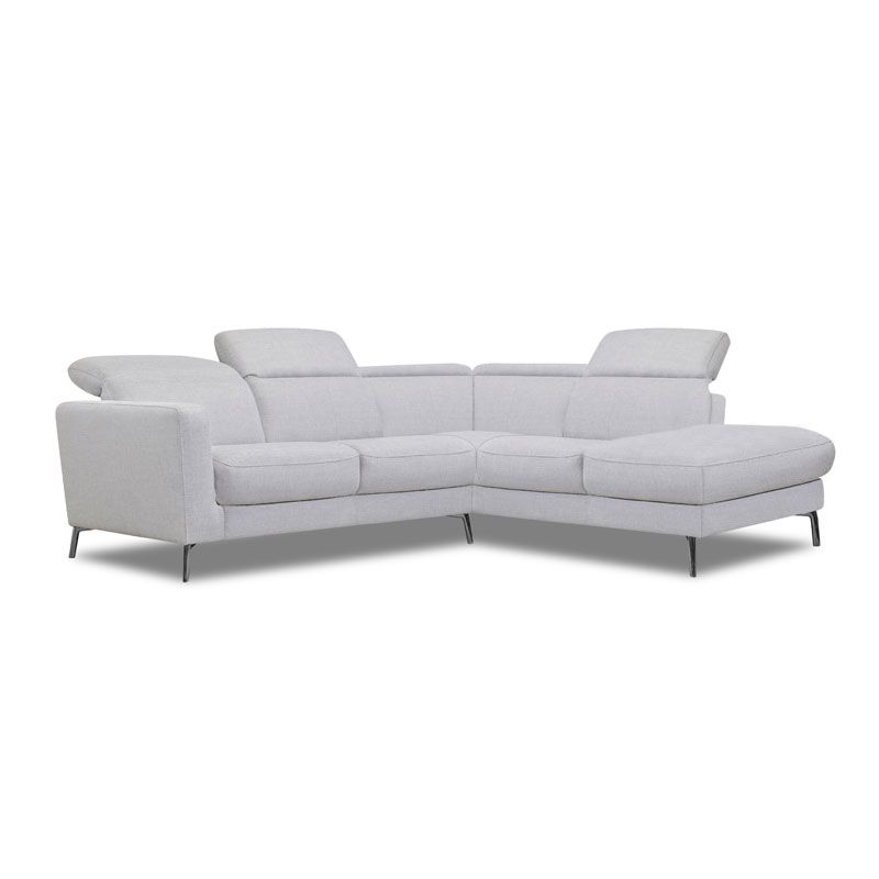 Canapé d'angle en tissu BARNEY