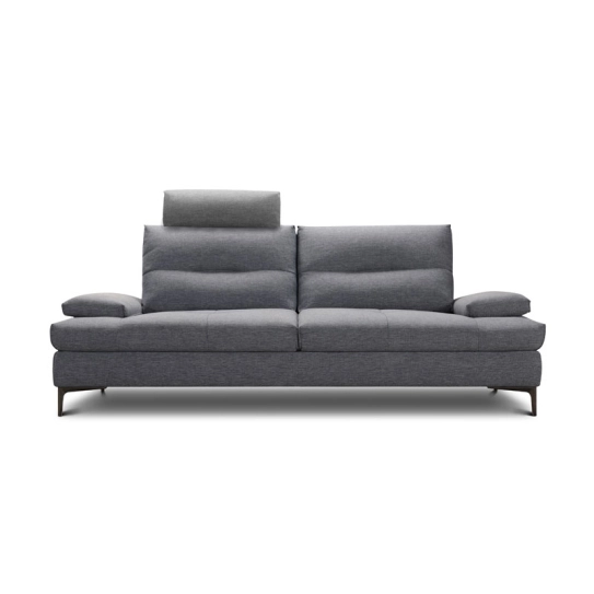 Canapé droit avance-recule en tissu BIRMAN