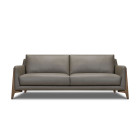 Canapé droit en cuir AILEY Canapé droit en cuir AILEY