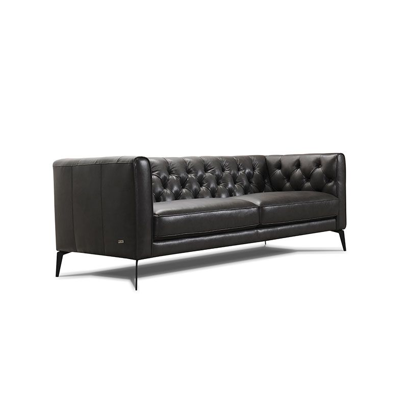 Canapé droit en cuir TWISTER