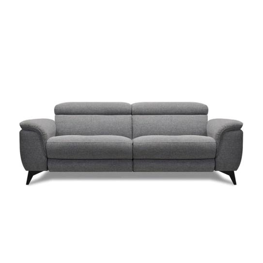 Canapé droit relax en tissu MARCUS