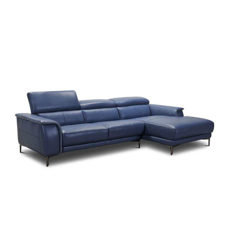 Canapé d'angle en cuir KILDA