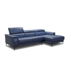 Canapé d'angle en cuir KILDA