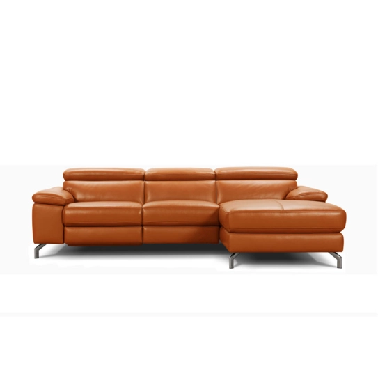 Canapé d\'angle relax en cuir MOA