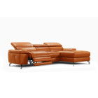 Canapé d'angle relax en cuir MOA