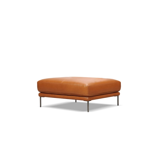 Pouf en cuir GOYA