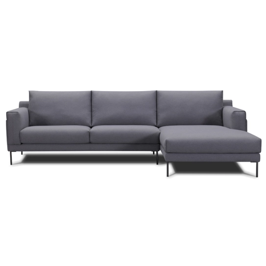 Canapé d\'angle en tissu STAN