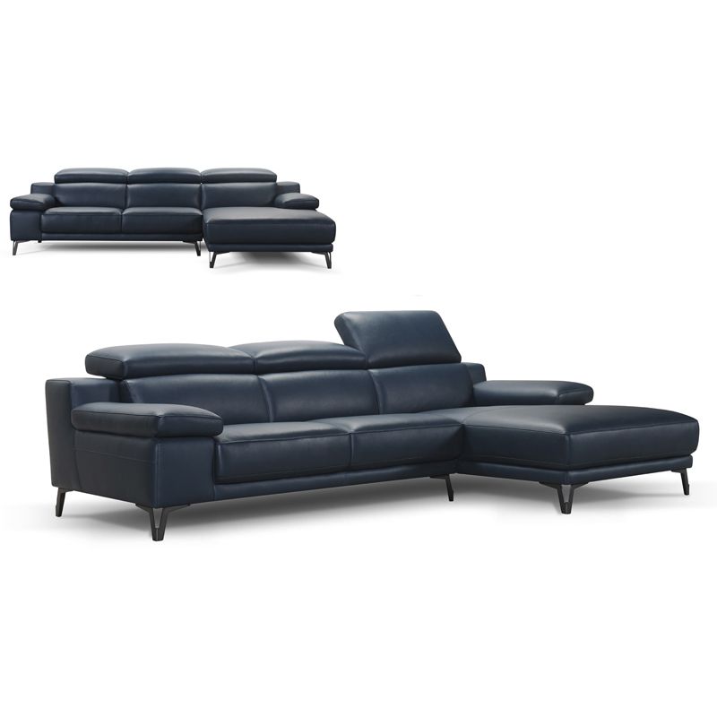 Canapé d'angle en cuir CERVIONE