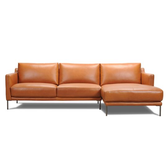 Canapé d\'angle en cuir GOYA