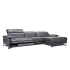 Canapé d'angle relax en cuir NICOLO