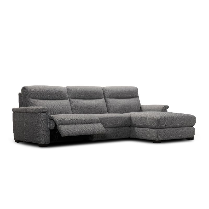 Canapé d'angle relax en tissu JONAS