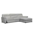 Canapé d'angle relax en cuir JONAS