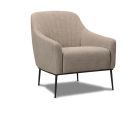 Fauteuil en tissu MILO