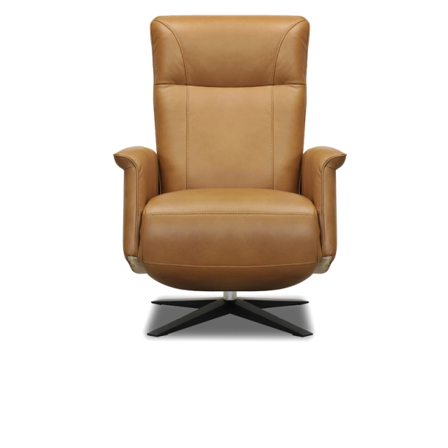 Fauteuil relax en cuir LOUMI