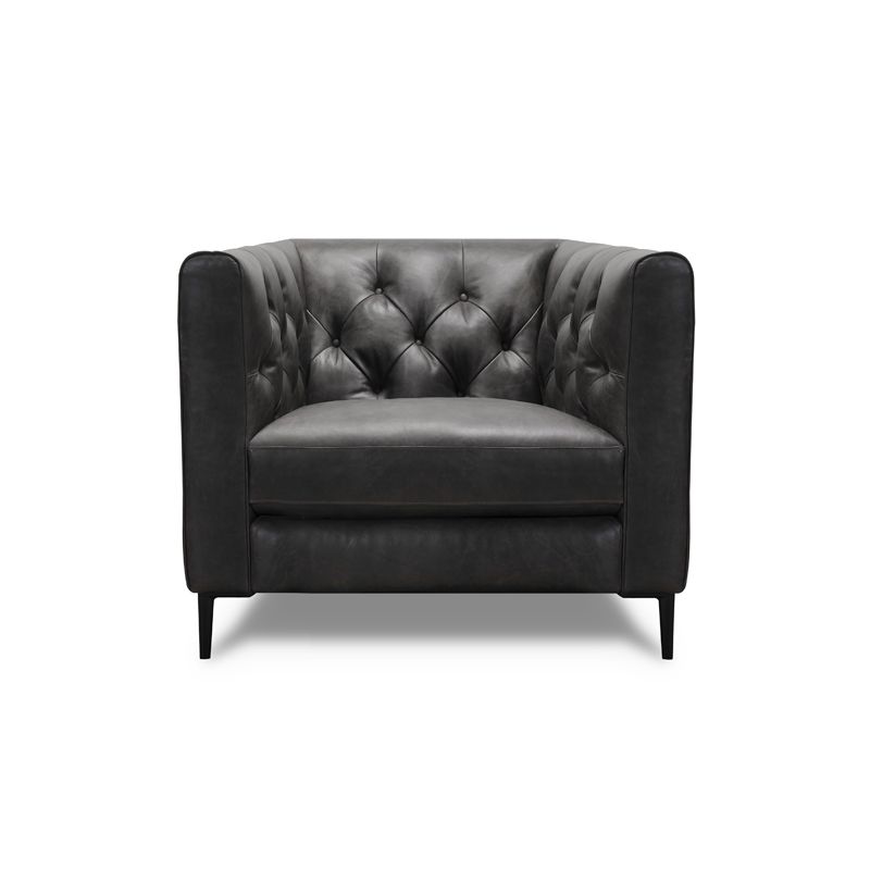 Fauteuil relax en cuir NINA