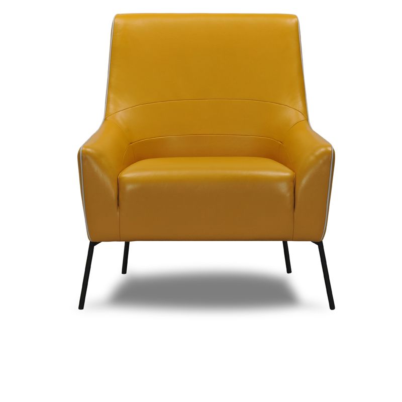 Fauteuil en cuir PLOUM