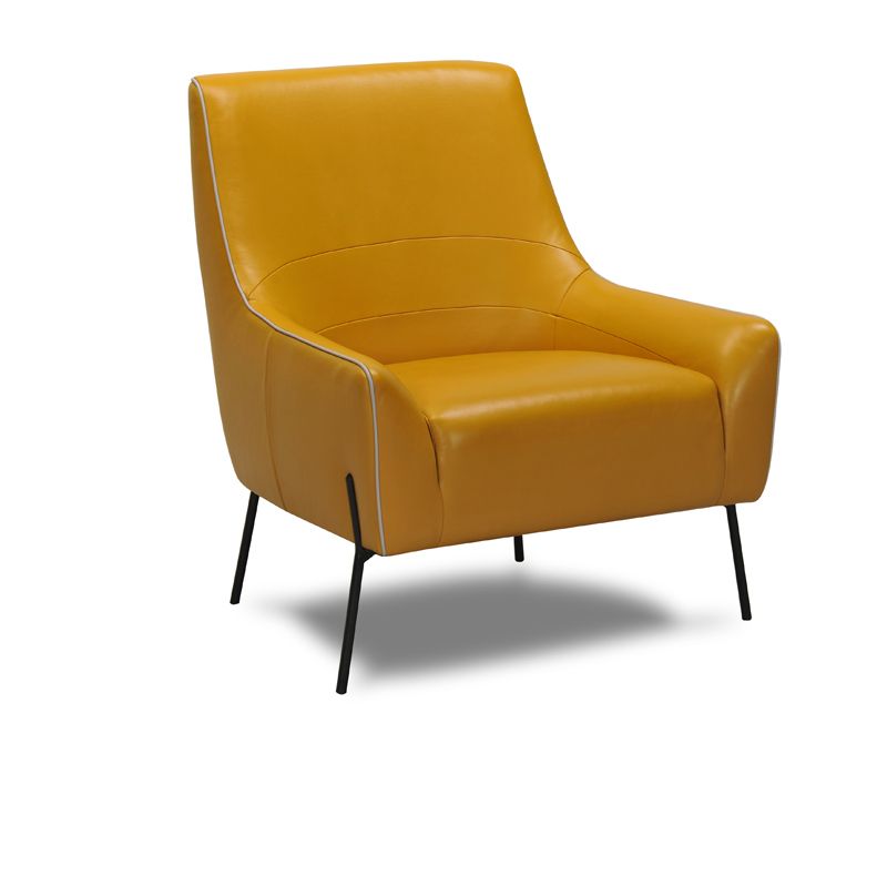Fauteuil en cuir PLOUM