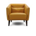 Fauteuil en cuir VEYRA