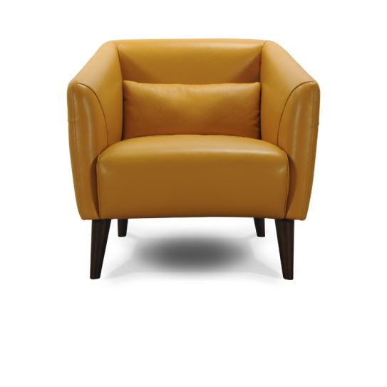 Fauteuil en cuir VEYRA