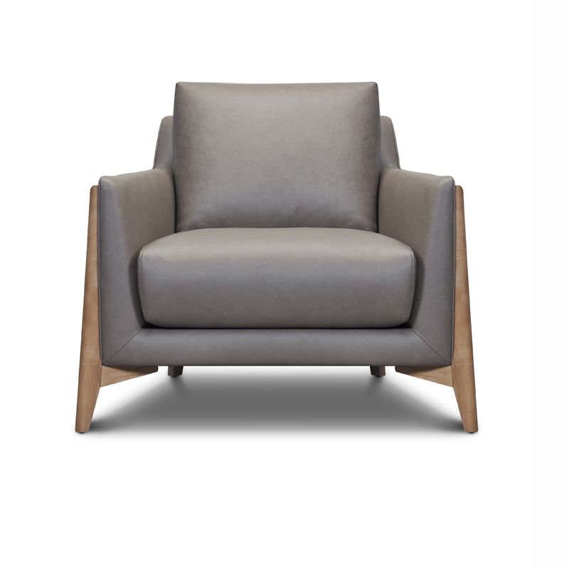 Fauteuil en cuir AILEY