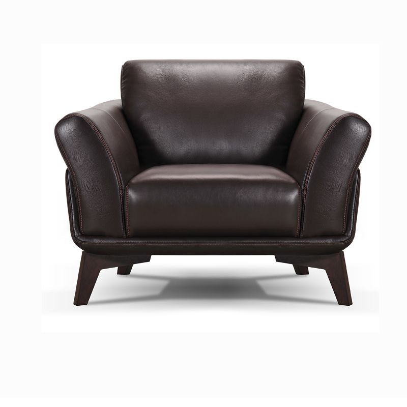 Fauteuil en cuir CLARK