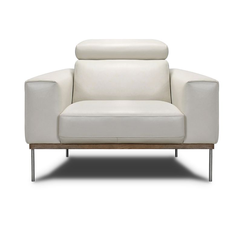 Fauteuil en cuir SIMON