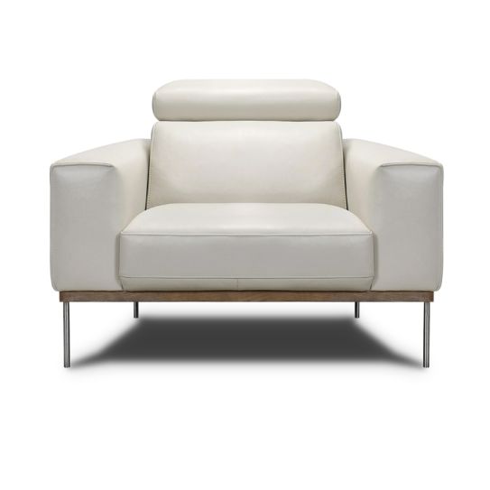 Fauteuil en cuir SIMON