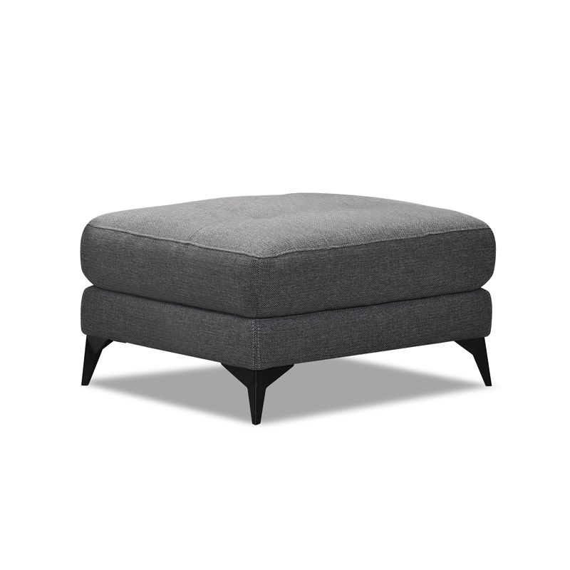 Pouf carré en tissu MARCUS