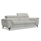 Canapé droit relax en cuir MARCUS