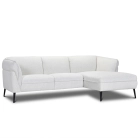 Canapé d'angle en tissu GIULIA